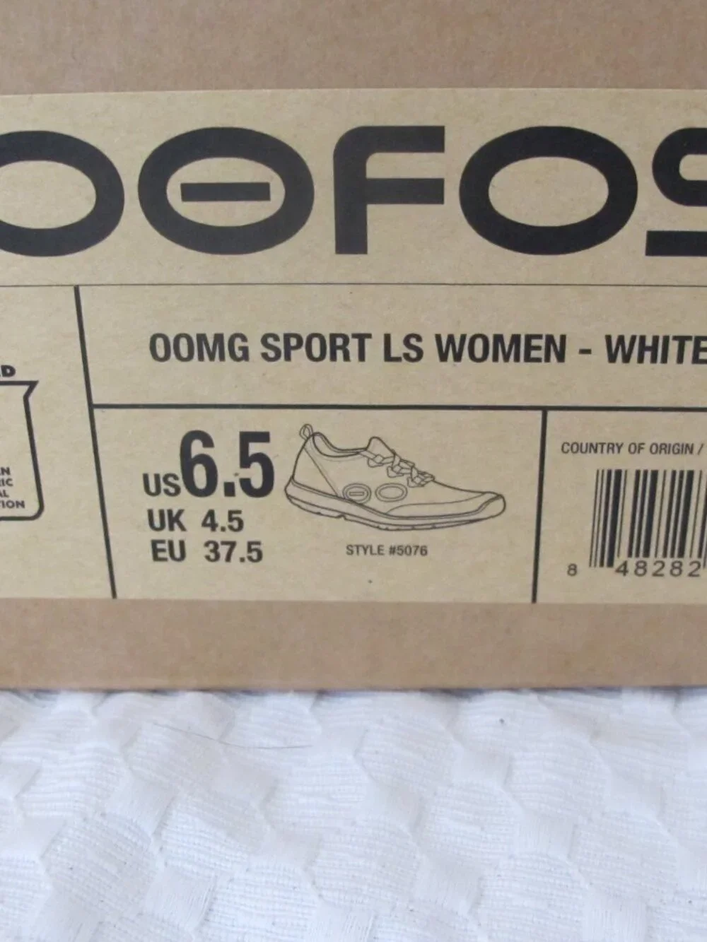 OOFOS new box